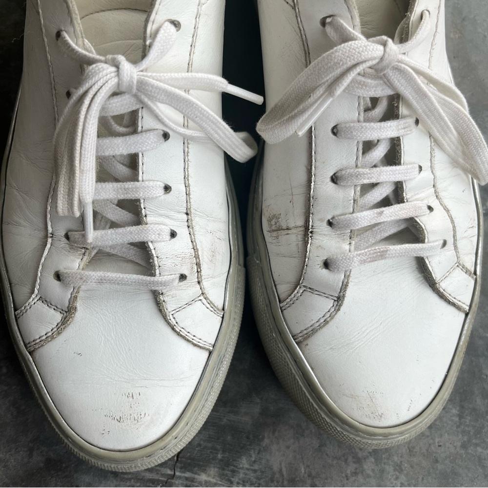 Common Projects Size 39 white leather silver soles - Picture 6 of 8